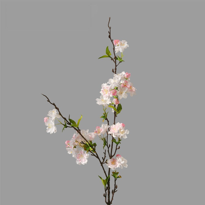 Artificial Cherry Blossom Branch, 36" Single Stem with 25 Blooms, Silk Flower for Home Decor, Wedding, Office, Modern & Luxe Style