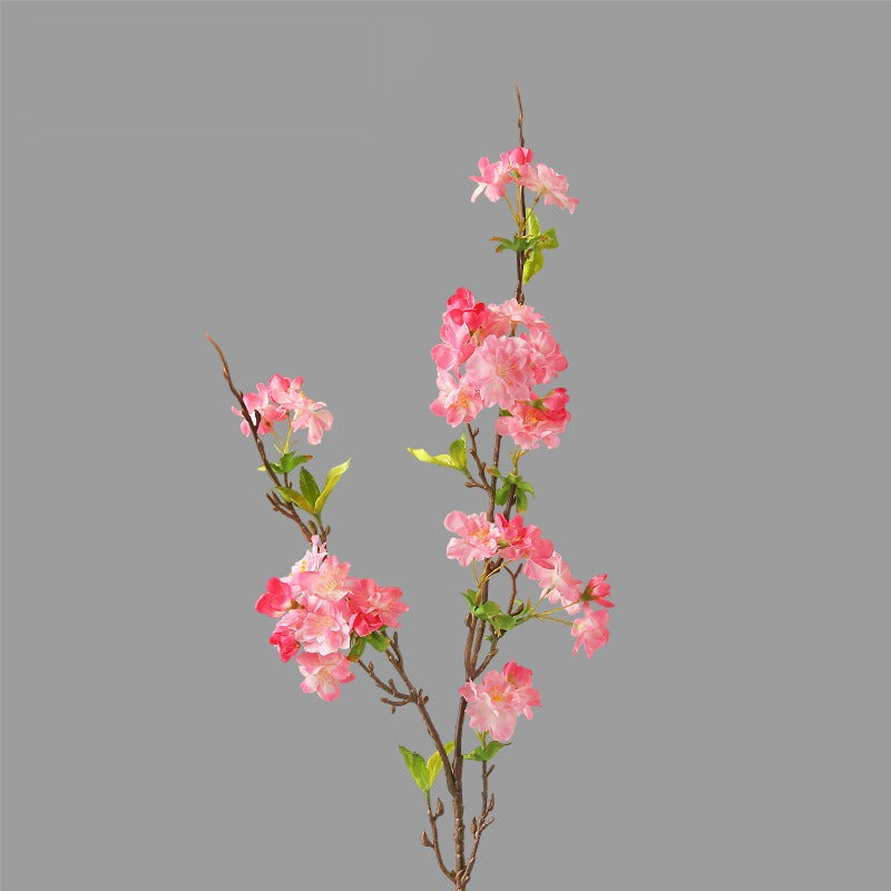 Artificial Cherry Blossom Branch, 36" Single Stem with 25 Blooms, Silk Flower for Home Decor, Wedding, Office, Modern & Luxe Style