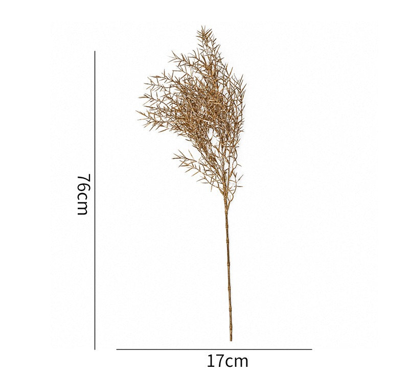 Artificial Frosted Pine Branch, 28" Single Stem Faux Evergreen Christmas Decor, Indoor Arrangement Accent