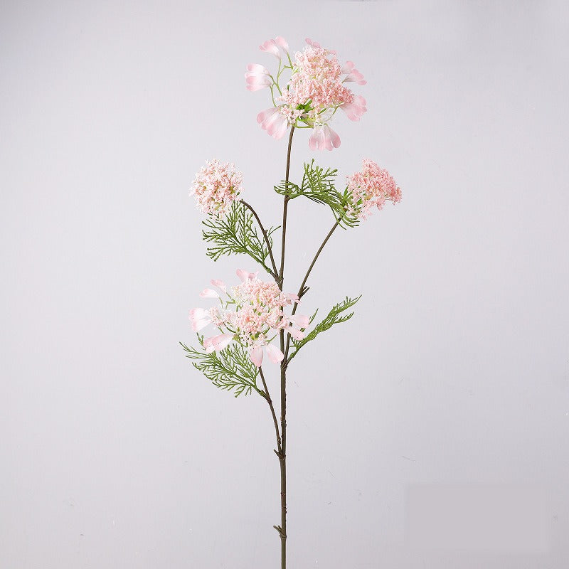 38" Realistic Artificial Dandelion & Snowberry Stem, Single Branch with 4 Blooms, Ins Modern Floral Decor for Weddings, Home, Offices