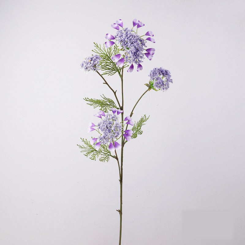 38" Realistic Artificial Dandelion & Snowberry Stem, Single Branch with 4 Blooms, Ins Modern Floral Decor for Weddings, Home, Offices