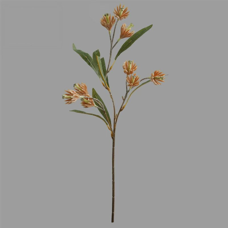 24" Artificial Magnolia Bush with 9 Blooms, Silk Floral Arrangement for Home Decor, Wedding Centerpieces & Commercial Displays