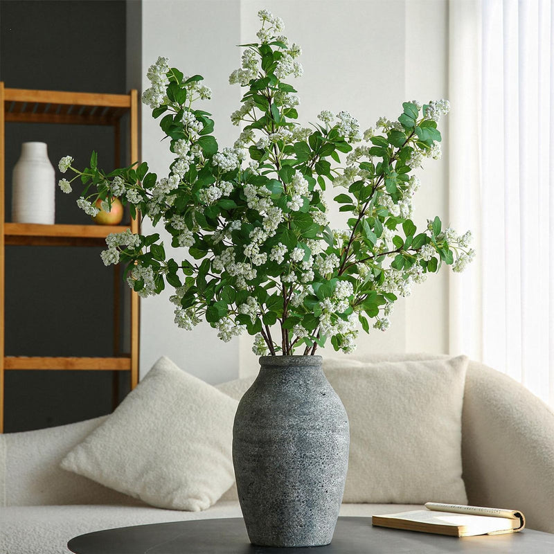 Single Stem Artificial Rice Flower, 31" Silk-Like Faux Floral, Modern Home Decor, Wedding or Event Arrangement