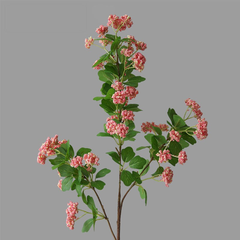 Single Stem Artificial Rice Flower, 31" Silk-Like Faux Floral, Modern Home Decor, Wedding or Event Arrangement