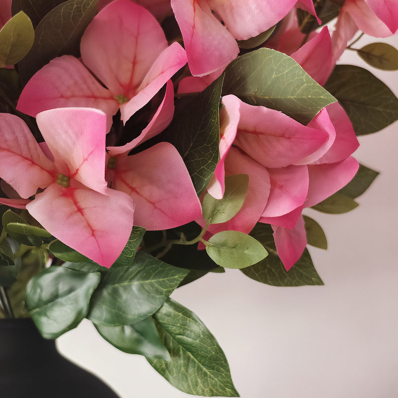 19.7" Faux Gradient Pink Bougainvillea Bush Bouquet | Spring 2027 New Collection, Realistic Artificial Flower for Spring Home & Wedding Decor