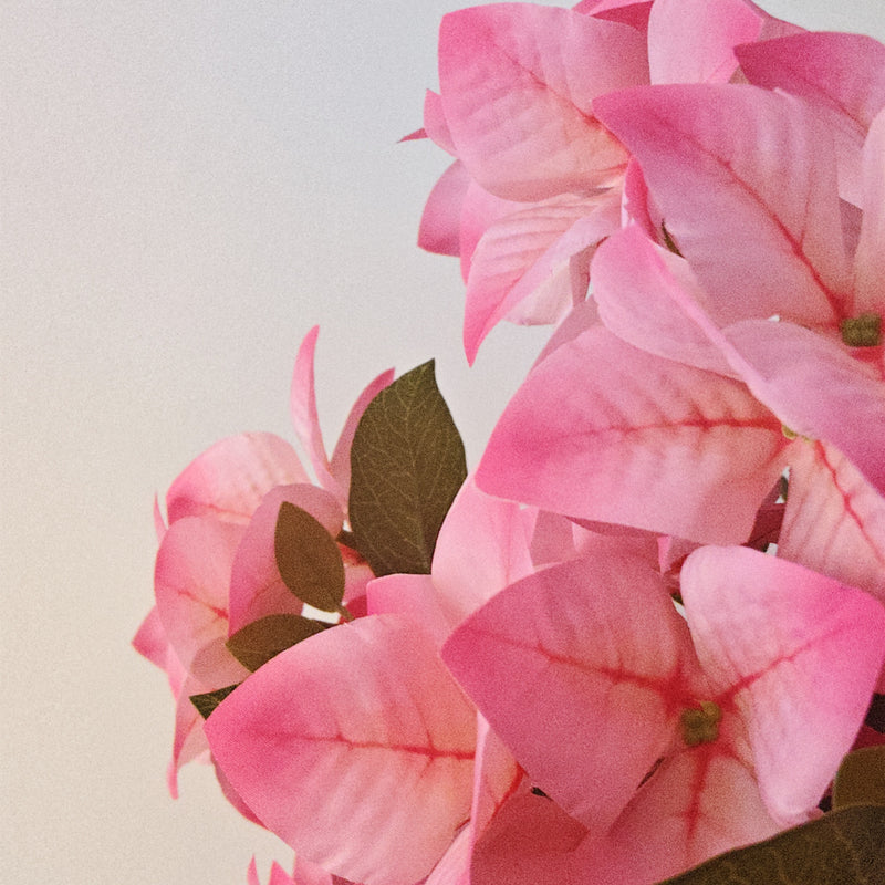 19.7" Faux Gradient Pink Bougainvillea Bush Bouquet | Spring 2027 New Collection, Realistic Artificial Flower for Spring Home & Wedding Decor