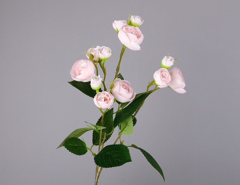 Artificial Camellia Bush with 12 Blooms, 18" Tall, Silk-Like Fabric, Indoor Decor, Wedding & Home Use