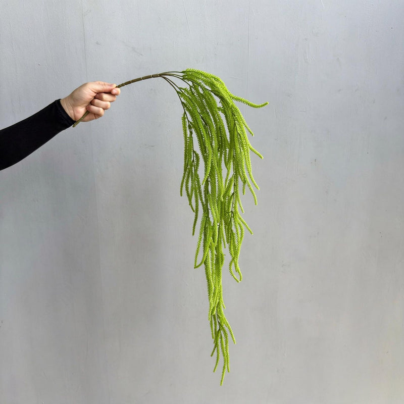 Artificial Asparagus Fern Hanging Vine, 36" Trailing Fake Green Plant for Indoor Decor, Rustic Wedding & Home Styling