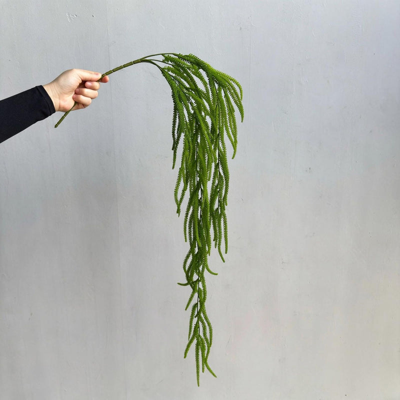 Artificial Asparagus Fern Hanging Vine, 36" Trailing Fake Green Plant for Indoor Decor, Rustic Wedding & Home Styling