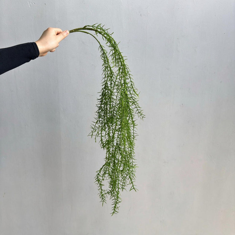 Artificial Asparagus Fern Hanging Vine, 36" Trailing Fake Green Plant for Indoor Decor, Rustic Wedding & Home Styling