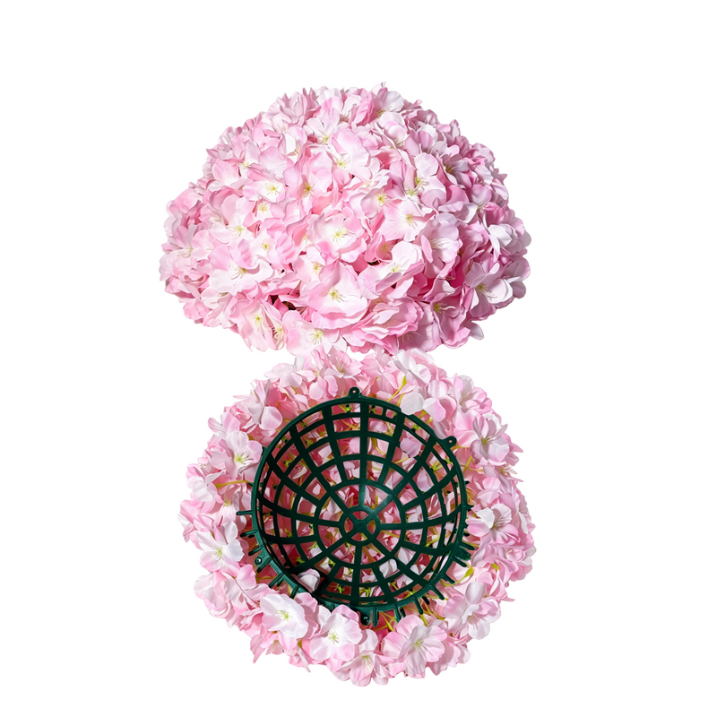 2Pcs Pink Cherry Blossom Half Balls – Wedding Centerpiece Flowers