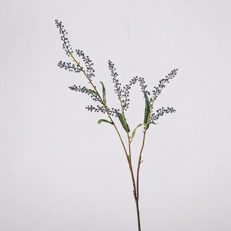 Artificial Salty Berry Long Stems, 43" Faux Floral Bush for Wedding Centerpieces, Home Decor, Table Arrangements