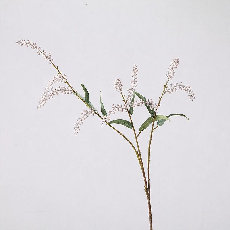 Artificial Salty Berry Long Stems, 43" Faux Floral Bush for Wedding Centerpieces, Home Decor, Table Arrangements