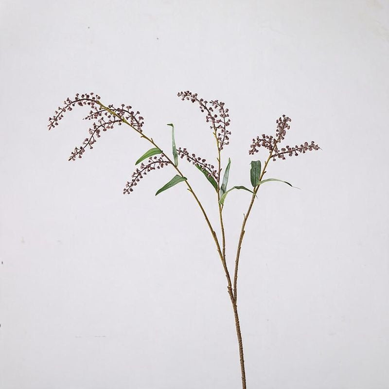 Artificial Salty Berry Long Stems, 43" Faux Floral Bush for Wedding Centerpieces, Home Decor, Table Arrangements