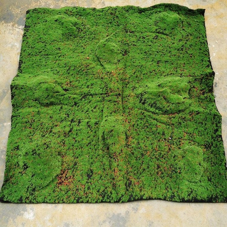 Artificial Moss Grass Mat, 39"x39" Faux Moss Patch for Indoor Decor, Wedding Backdrops, and Commercial Displays