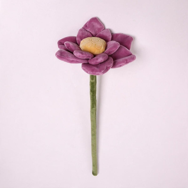 Artificial Lotus Flower, Single Stem with Bendable Stem, 17" Tall, Faux Silk Fabric, Home Decor, Wedding, Party