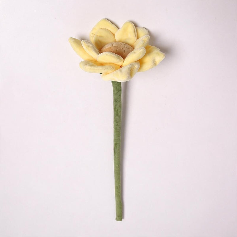 Artificial Lotus Flower, Single Stem with Bendable Stem, 17" Tall, Faux Silk Fabric, Home Decor, Wedding, Party