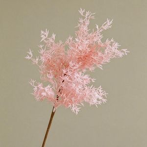 Artificial Frosted Misty Grass Bush, Faux Oncidium Filler Stem for Vases, Wedding Centerpieces & Home Decor