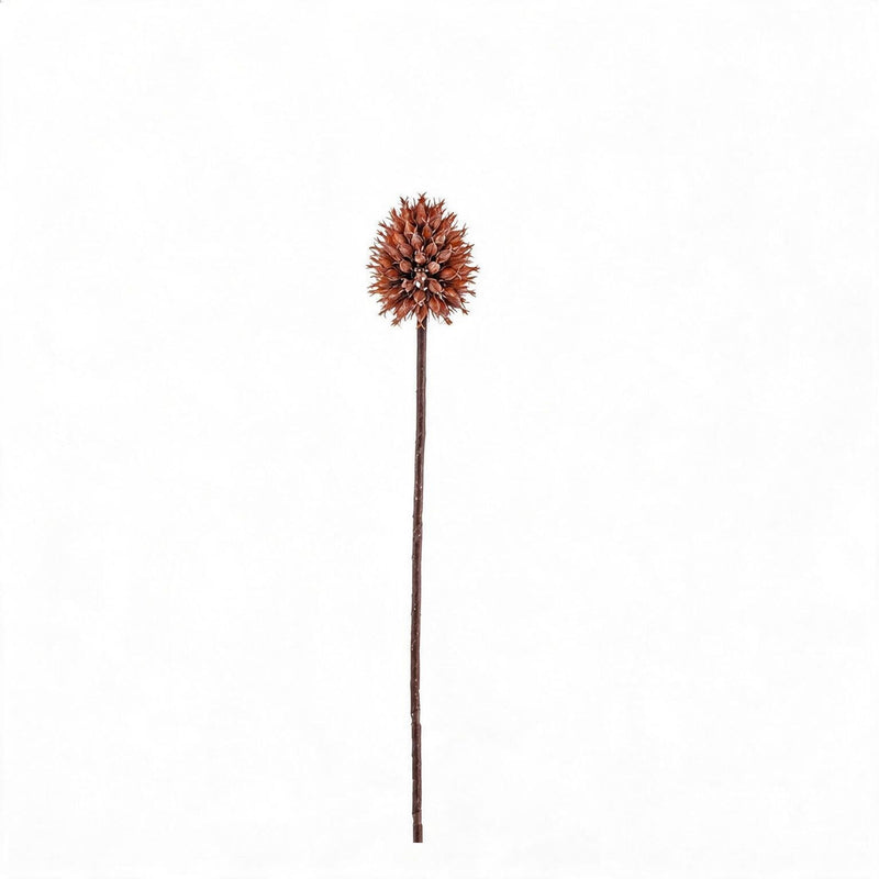 Artificial Bromeliad Fruit Stem, Single Stem Faux Allium Ball Flower, Modern Home, Wedding & Event Decor