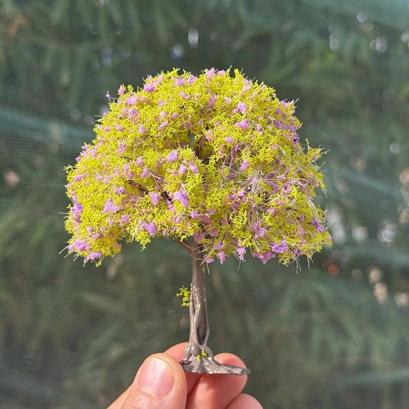 Artificial Peach Blossom Tree Pick, Plastic Cherry Blossom Bunch for Spring Decor, Miniature Scenery, DIY Displays & Window Styling