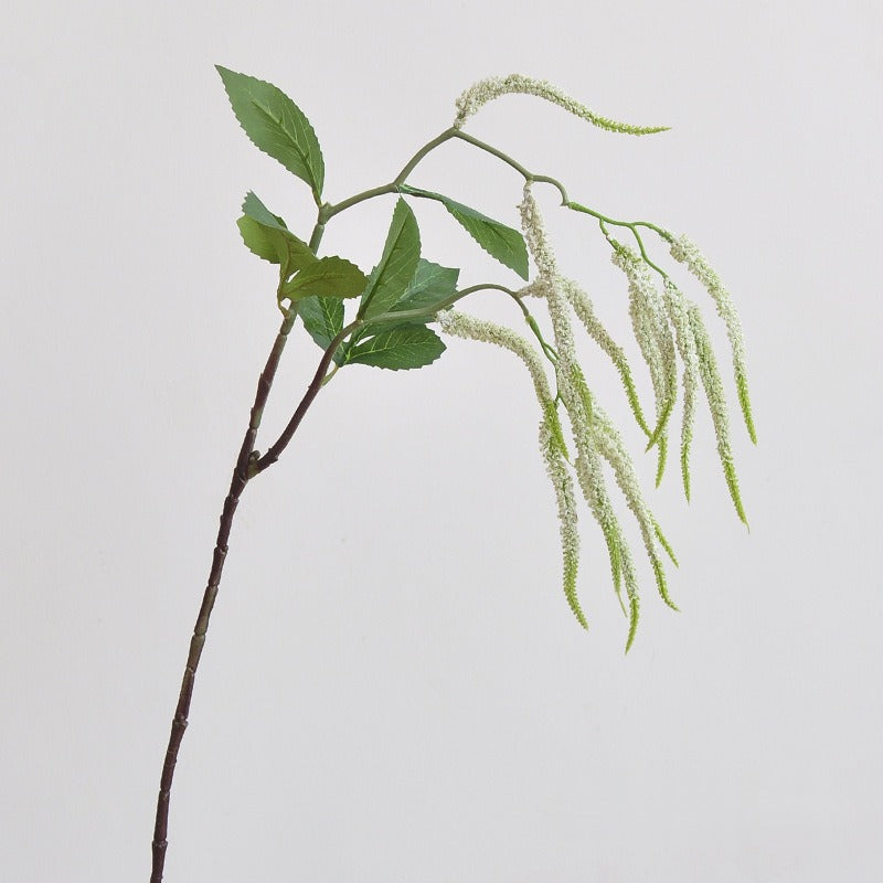Artificial Love Tears (Amaranthus) Single Stem with 15 Blooms, 33" Long, PVC & Silk-Like Faux Flowers for Wedding Decor & Home Styling