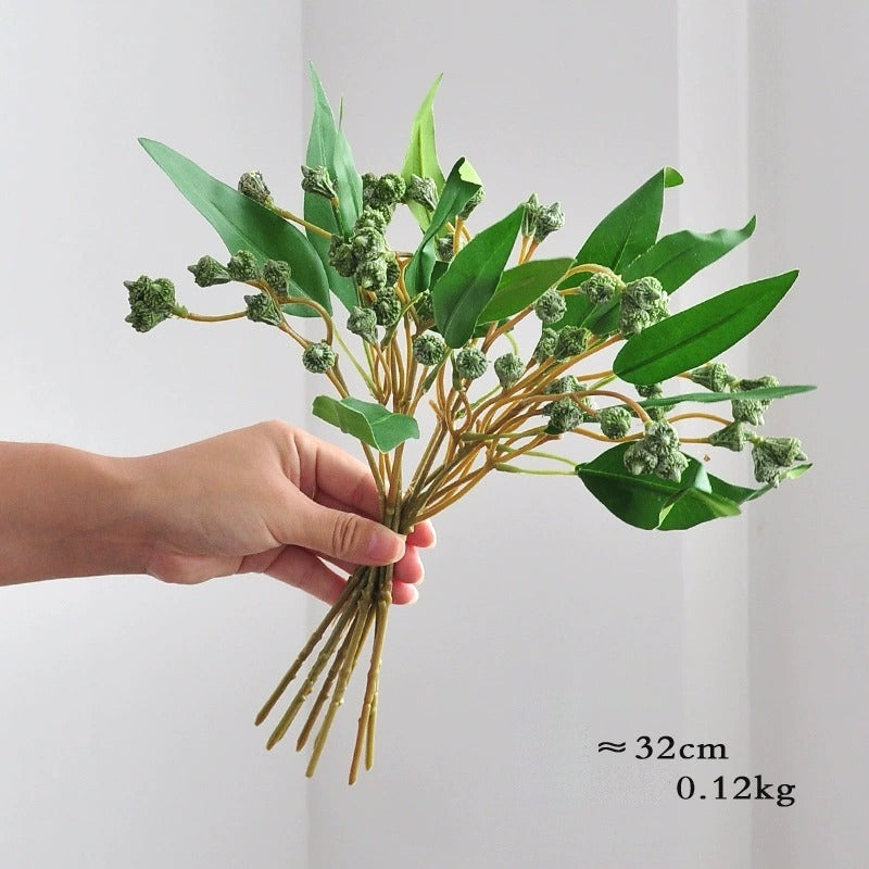 Artificial Eucalyptus Berry Bush & Acacia Pod Stems, Weddings, and Floral Arrangements