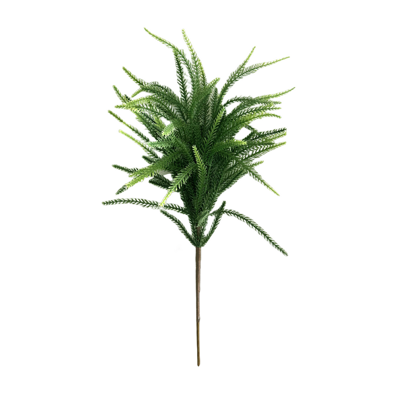 Branches de pin Norfolk artificielles au toucher réaliste, lot de 2 tailles, plantes vertes de Noël, vente en gros