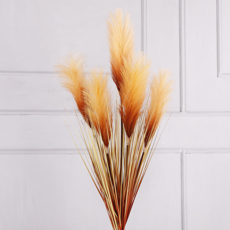 Bulk 33" Grass Artificial Plant Faux Reed Grass Fake Shrubs Outdoor Plant Pampas Wholesale