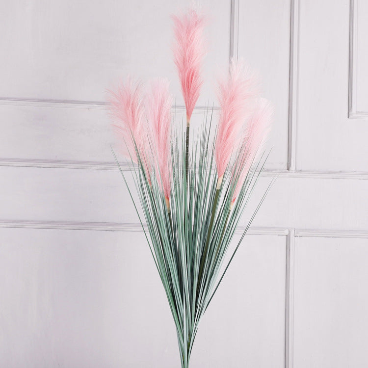 Bulk 33" Grass Artificial Plant Faux Reed Grass Fake Shrubs Outdoor Plant Pampas Wholesale