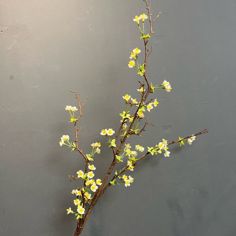 Branche de fleurs artificielles en vrac de 35,4 pouces de hauteur Tiges de fleurs élégantes en gros 