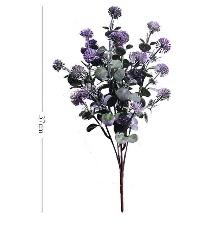 Arrangement de fleurs artificielles en boule de Gomphrena de 14 po en vrac