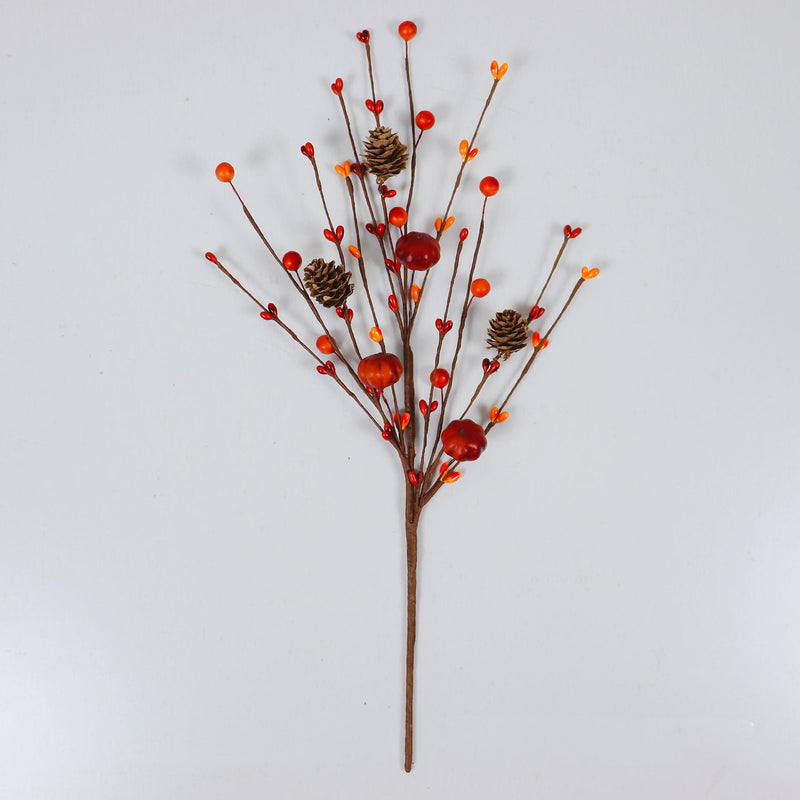 A granel, 100 Uds., 2023, Festival de la cosecha de otoño, púas artificiales de arbusto de calabaza de bellota, venta al por mayor