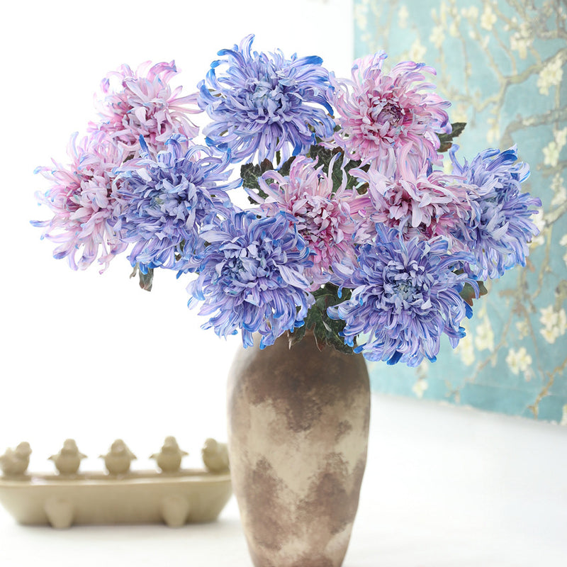 Bulk 2025 Dreamy Luxury Chrysanthemum Silk Flowers Decor Wholesale