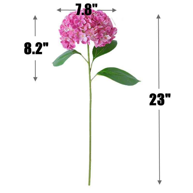 Bulk 2025 Upgraded Extra Large Artificial Hydrangea Flower Stems  for Wedding Centerpieces, Home Decor & Floral Arrangements