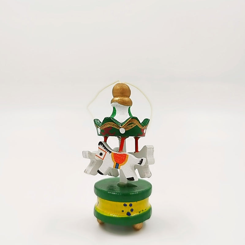Lot de 6 ornements de carrousel en vrac avec corde pour décoration d'arbre de Noël en gros