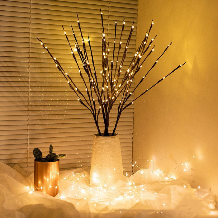 Bulk 20 LED Branch Lights Tree Lights Indoor Decoration Lighting for Weddings, Birthdays, and Christmas Wholesale