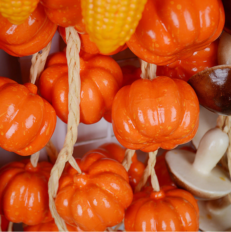 Adorno de verduras artificiales a granel Pimienta Colgante Cuerda Simulación Realista Hot Chili Vegetal Fruta Garland Vine para el hogar Cocina Granja Fiesta Decoración de la pared al por mayor 