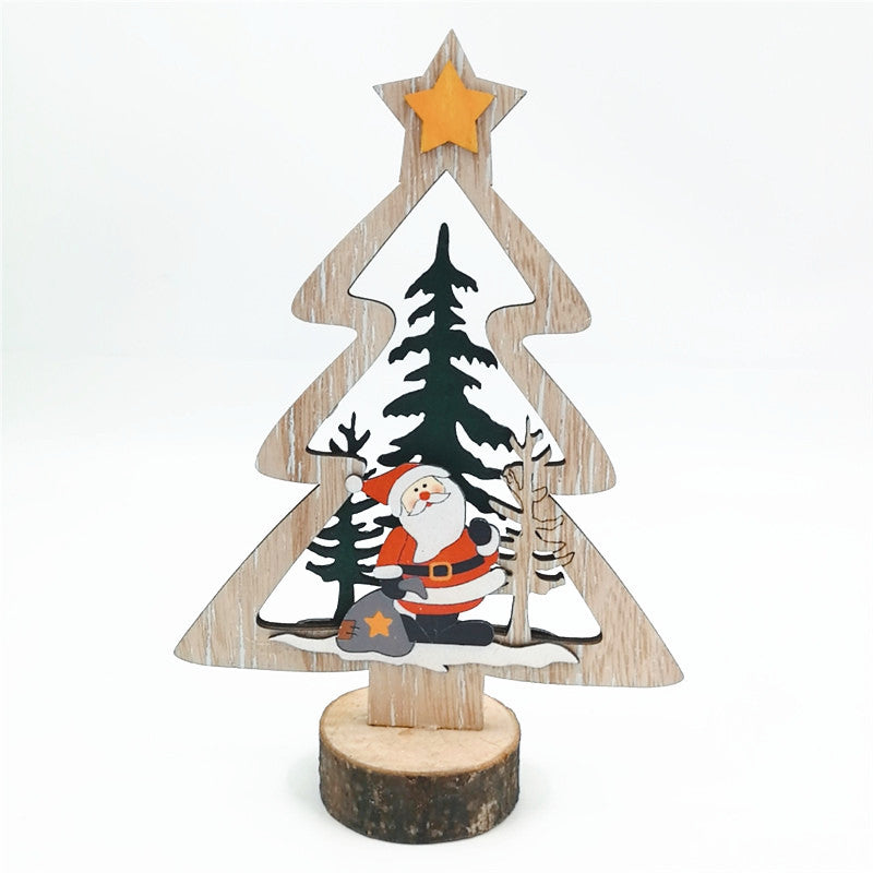 Bulk Christmas Table Ornaments with Xmas Tree Snowman for Holiday Party Decoration Centerpiece Wholesale