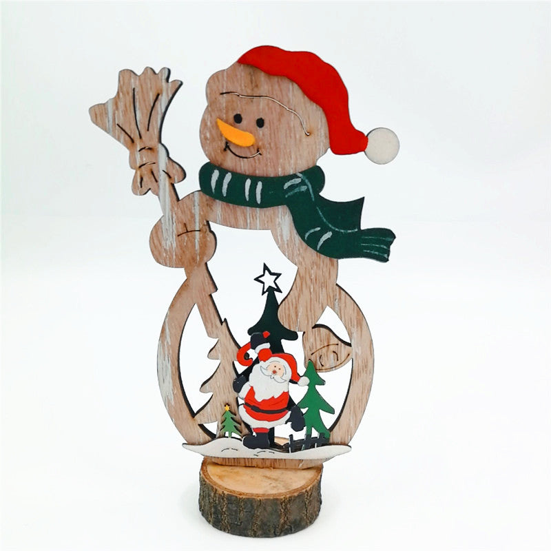 Bulk Christmas Table Ornaments with Xmas Tree Snowman for Holiday Party Decoration Centerpiece Wholesale