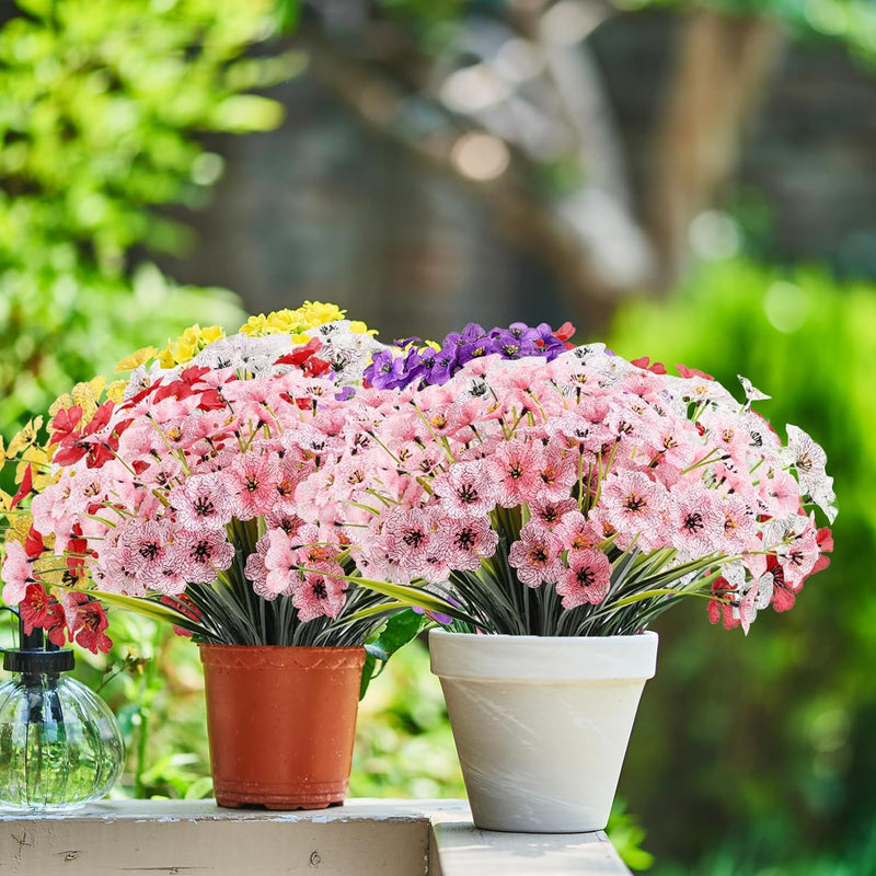 Clearance Bulk Faux Flowers UV Resistant for Outdoors Wholesale