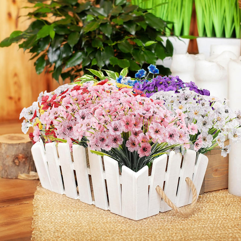 Clearance Bulk Faux Flowers UV Resistant for Outdoors Wholesale