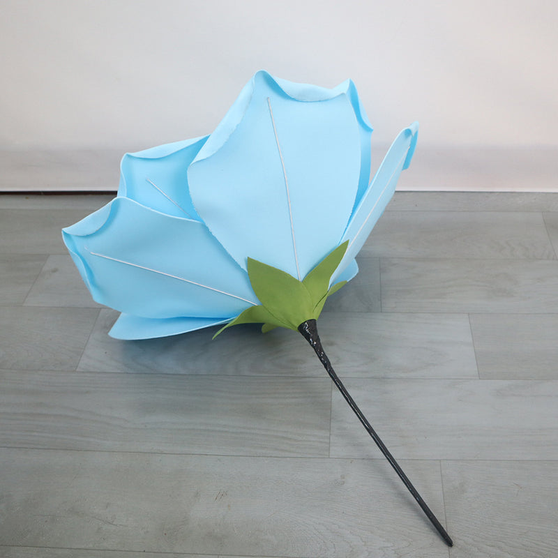 Bulk 23.6" Giant Artificial Rose Stems - Premium Large PE Foam Flowers for Wedding Backdrops & Event Decor Wholesale