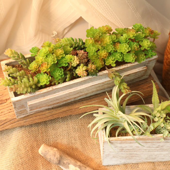 Bulk 24 Heads Artificial Succulent Plant for DIY Flower Arrangements and Home Decor Wholesale