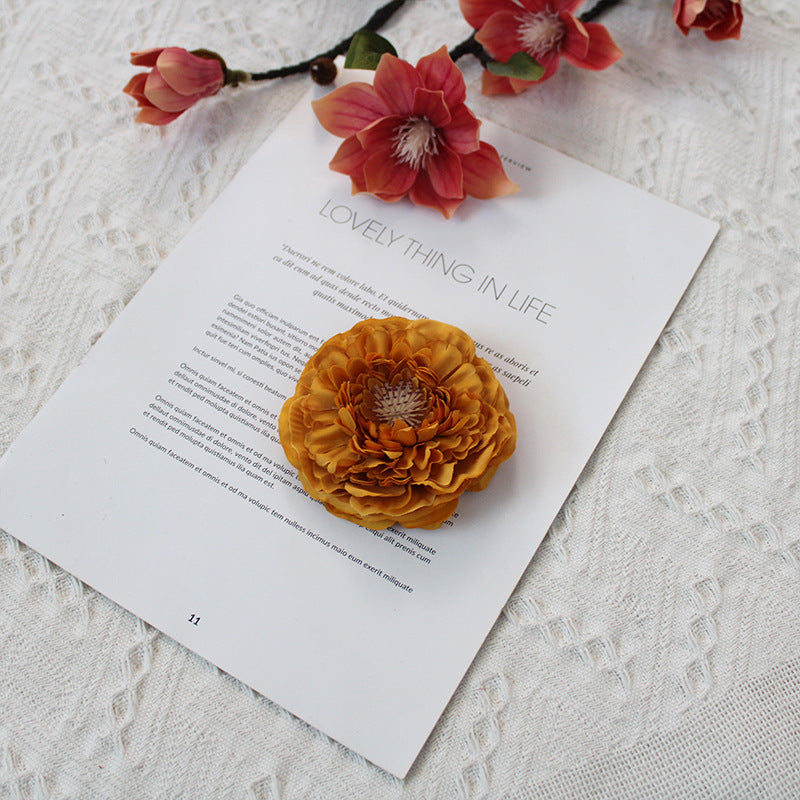 Bulk 25pcs Calendula Mum Flower Heads for DIY Crafts Autumn Floral Arrangement Wholesale