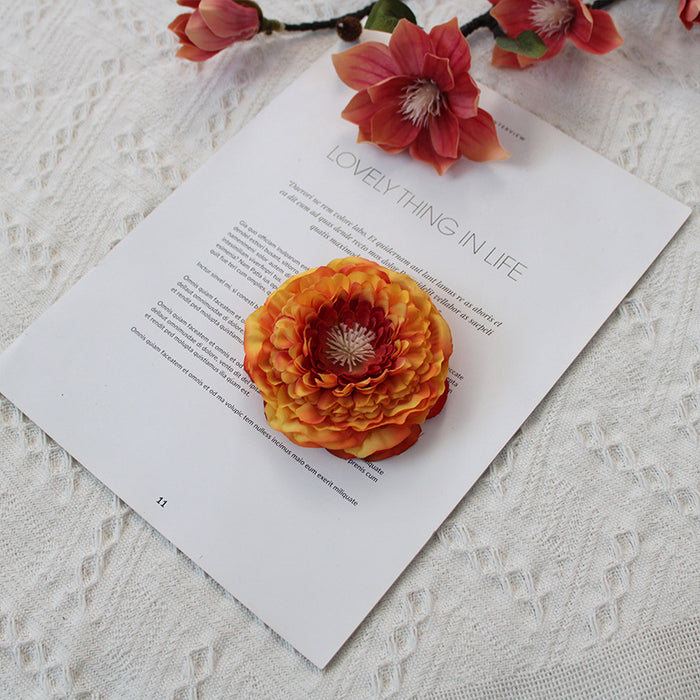 Bulk 25pcs Marigold Flower Heads for DIY Crafts Autumn Floral Arrangement Wholesale