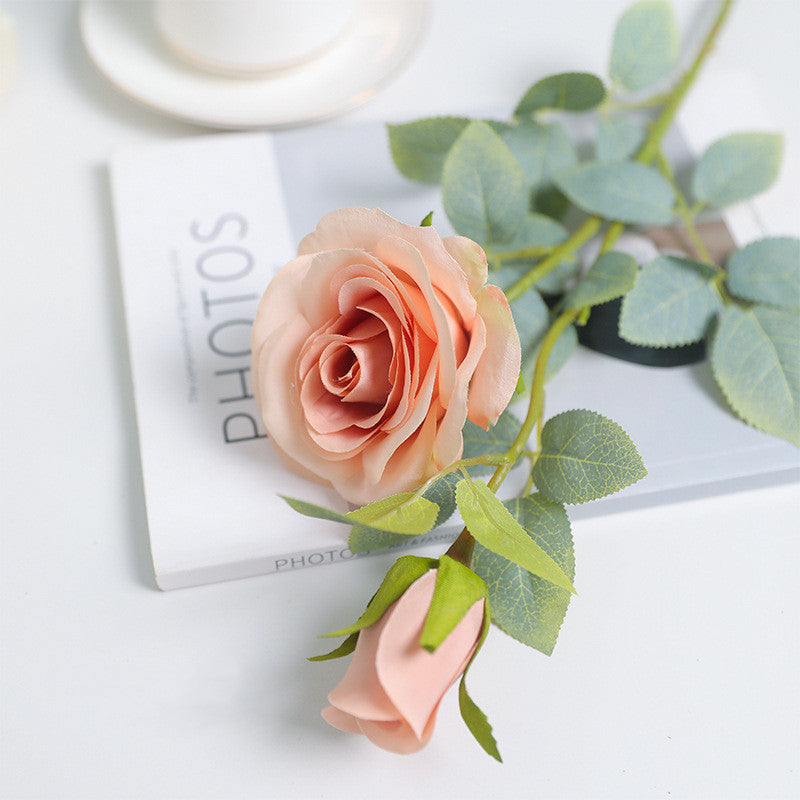 Bulk 2Pcs 26" Rose Spray Branch Stems for Wedding Bouquets Centerpieces Arrangements Wholesale