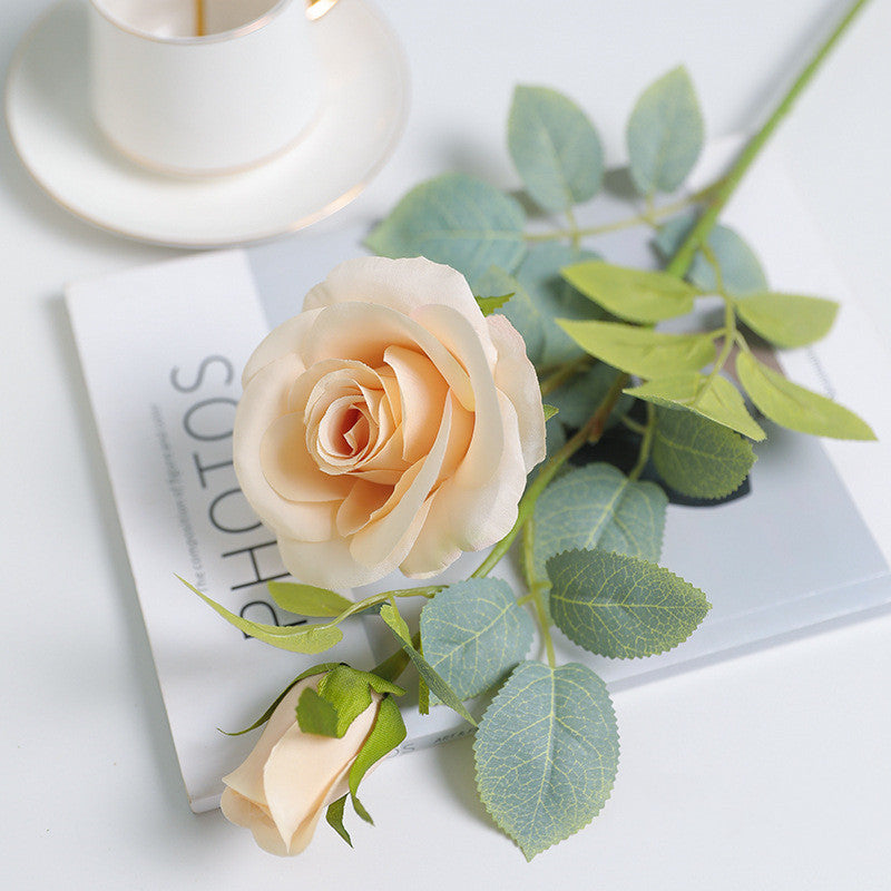 Bulk 2Pcs 26" Rose Spray Branch Stems for Wedding Bouquets Centerpieces Arrangements Wholesale