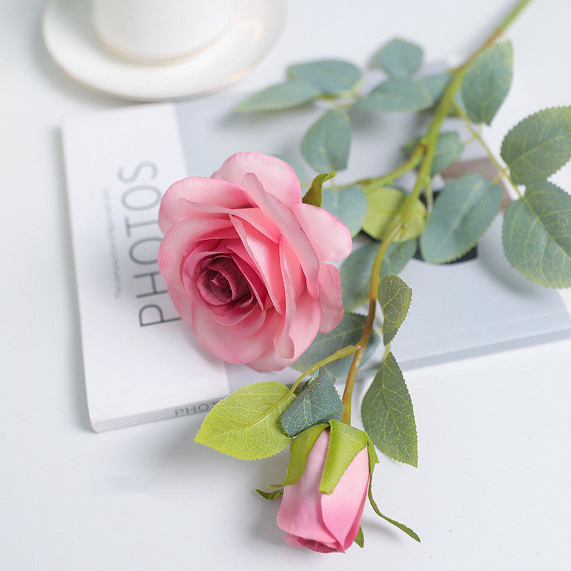 Bulk 2Pcs 26" Rose Spray Branch Stems for Wedding Bouquets Centerpieces Arrangements Wholesale