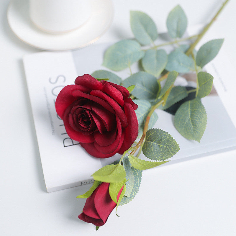 Bulk 2Pcs 26" Rose Spray Branch Stems for Wedding Bouquets Centerpieces Arrangements Wholesale