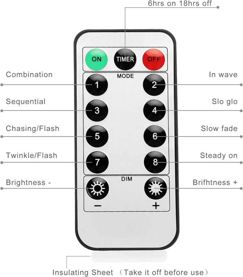 Lot de 2 guirlandes lumineuses à 100 LED de 33 pieds alimentées par USB avec télécommande pour fête de mariage, Noël, vente en gros